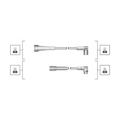 MAGNETI MARELLI 941319170051 -  Комплект проводов зажигания
